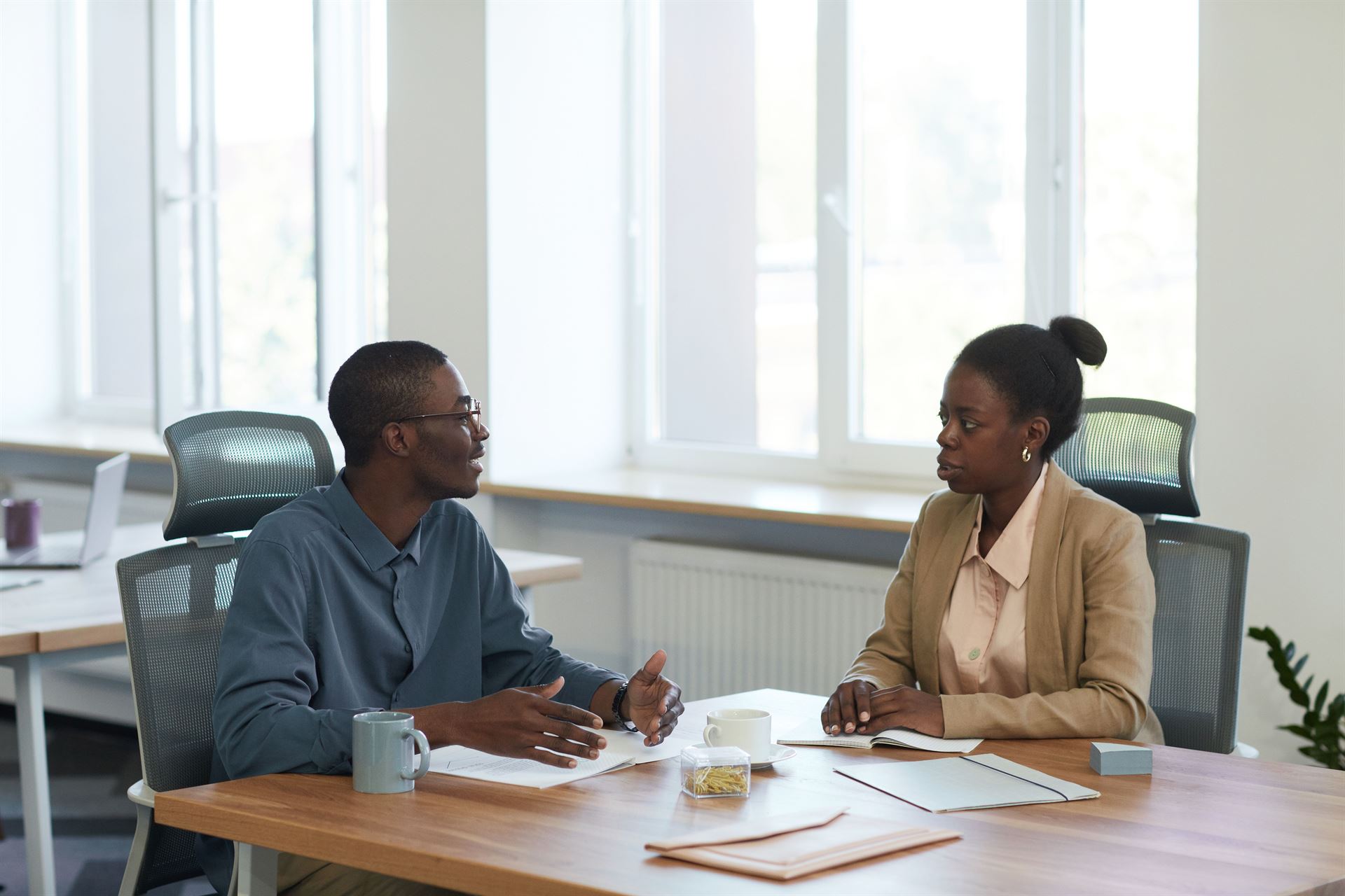 Business team reviewing cross-border payment plans